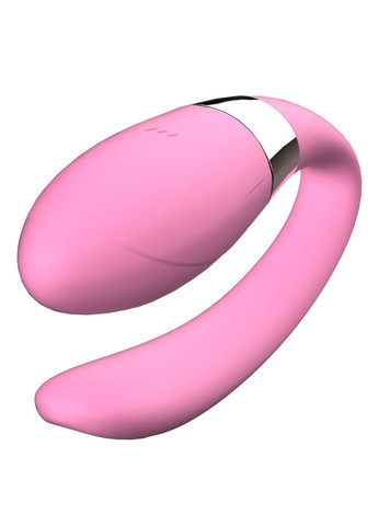 Вібратор для пар - V-Vibe Pink, USB, 7 Function, Remote Control No Brand (335862621)
