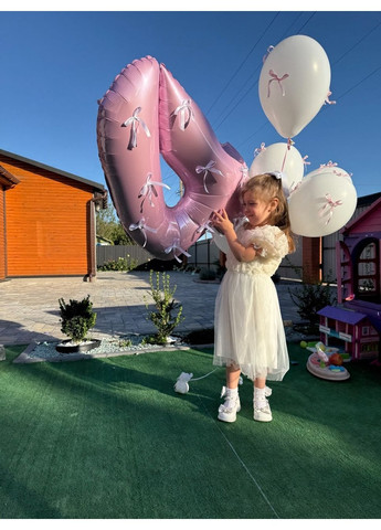 Молочна плаття з трояндами для дівчинки | фатін, ніжне святкове No Brand (367191323)