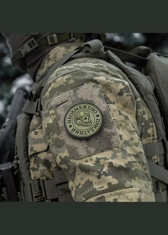 Нашивка Неограниченно применимый PVC Black/Olive M-TAC (315047397)