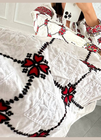 Біла вишиванка Garna візерунок орнамент бавовна (347163819)