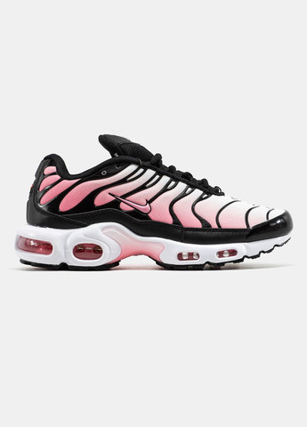 Кроссовки женские Nike Air Max TN Plus Pink Black White | Найк Аир Макс ТН розовые No Brand розовые демисезоны (334258915)