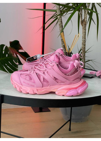Кроссовки женские Balenciaga Track 3.0 Pink | Баленсиага Трек 3.0 розовые No Brand розовые демисезоны (360535100)