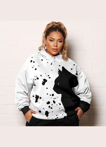 Женские худые батал с принтом кота. Яскраво (323652230)