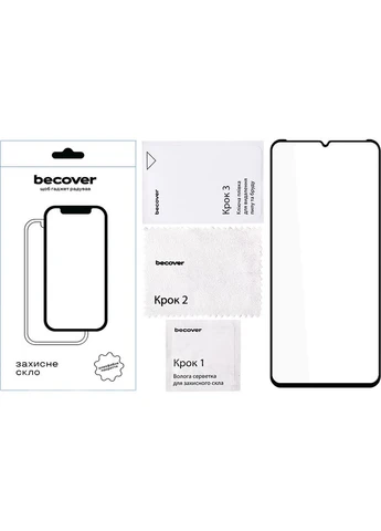 Защитное стекло Nokia G42 10D Black (711555) BeCover (347175829)