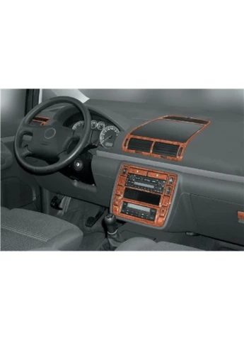 Накладки на панель (2000-2010) Дерево для Volkswagen Sharan Meric (389048431)