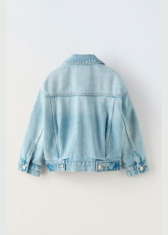Голубая детская джинсовая куртка 5252/604 голубой Zara