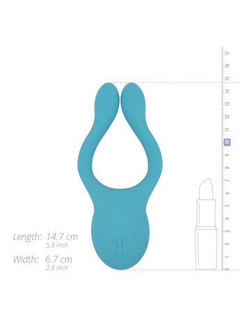 Вибратор для пар Dani I Couples Vibrator Cala Azul (296492079)