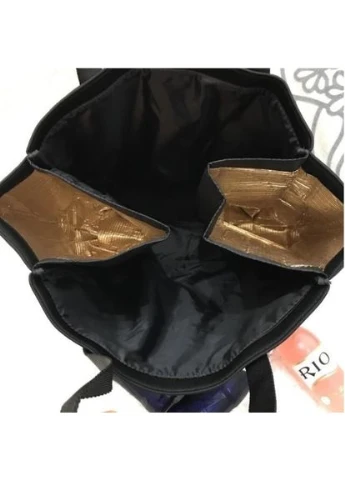 💋 Пляжная Термосумка Cooler Beach Tote Bag, Черная Victoria's Secret (365241691)