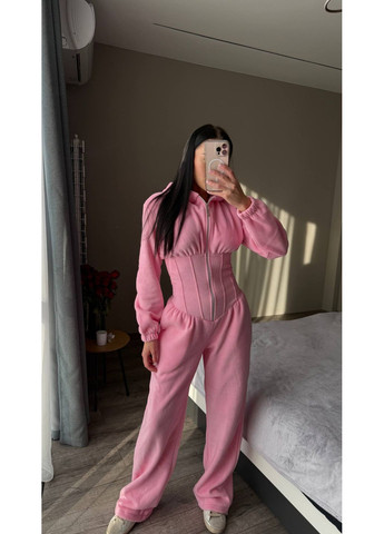 Теплий корсетний комбінезон — must-have цього сезону 😍 Luna рожевий