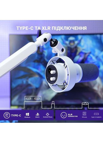 Конденсаторный USB-микрофон K688 для стриминга, записи вокала и подкастов, кардиоидная направленность, черный (с поп-фильтром и Fifine (360713960)