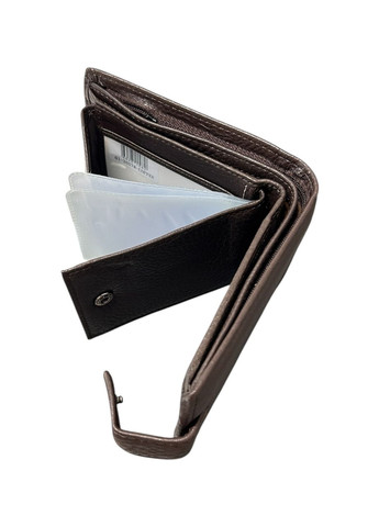 Мужской портмоне из натуральной кожи 2057-1 черный 11,5 х 9 х 3 No Brand (371682453)