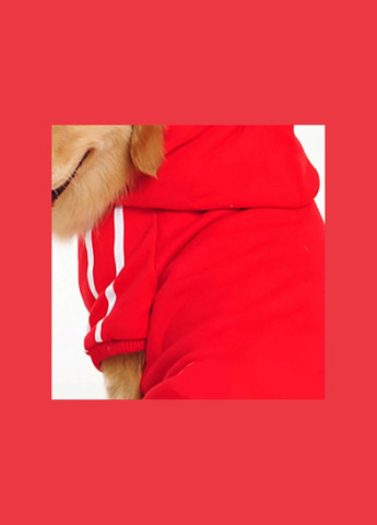 Толстовка для собак однотонна Pet Style "Спорт" Червона 4XL No Brand - (323237305)