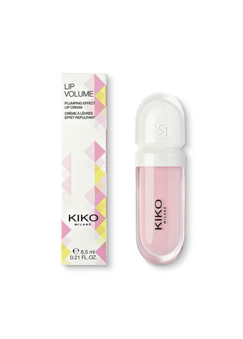 Блеск для губ Lip Volume 01 Tutu Rose с эффектом увеличения обьема розовый Kiko Milano (290389280)