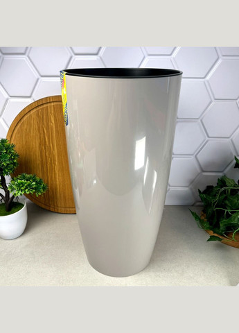 Цветочный вазон 5 л 41,5х22 см Альфа какао Алеана (365815034)