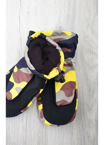 Балоновые перчатки на флисе для девочек 4-6 лет No Brand (363057912)