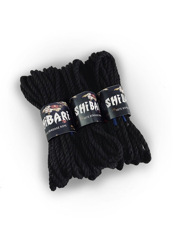 Джутова мотузка для Шибарі Shibari Rope, 8 м Чорна CherryLove Feral Feelings (282709494)