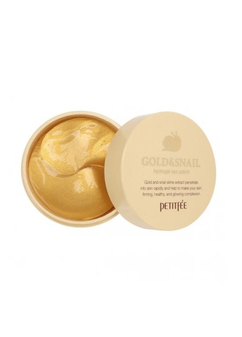 Petitfee & Koelf Гідрогелеві патчі для очей Золото-Равлик Gold/Snail Hydrogel Eye Patch 60 шт — Крем, Південна Корея (289134740)