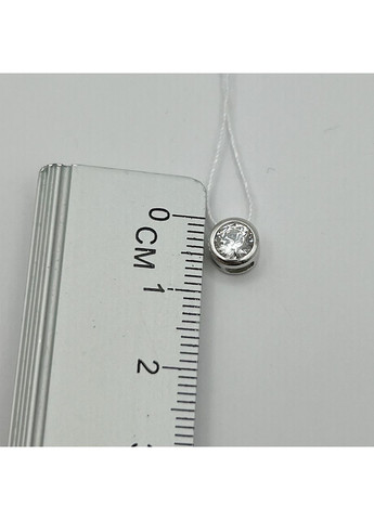 Кулон срібний з кубічним цирконієм 0,7 г No Brand (369737084)