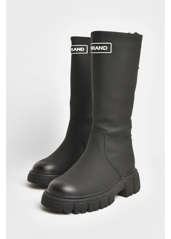 Осенние сапоги демисезонные детские девочка черного цвета Let's Shop