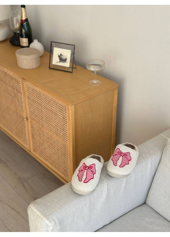 Молочные тапочки домашние женские No Brand