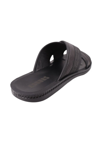 Шльопанці чоловічі чорні натуральна шкіра Konors 931-25LSHC (331611602)