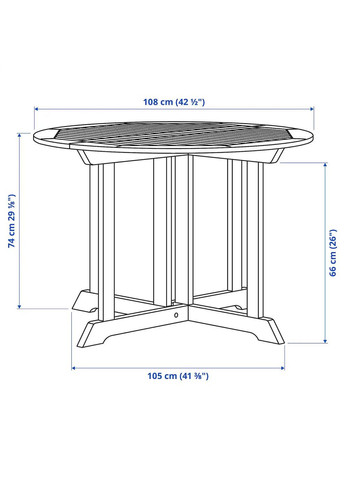 Стол + 4 стулья с подлокотниками. ИКЕА BONDHOLMEN (s19549834) IKEA (293242052)