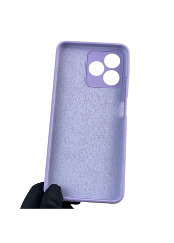 Чохол для C53 силіконовий з мікрофіброю нековзний на реалмі с53 бузковий Realme (366385636)