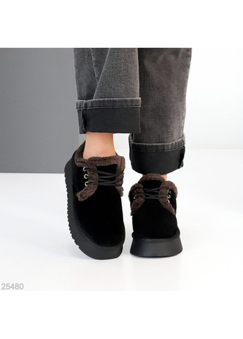 Замшевые Угги на шнуровке Helen (362562530)