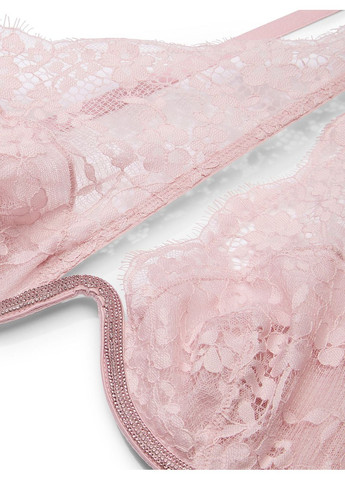 Розовый бюстгальтер twinkle lace one-shoulder monowire bra (26902853) Victoria's Secret