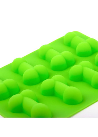 Силіконова форма для льоду Green фігурна пеніси 15 шт. Cumenss (353828067)