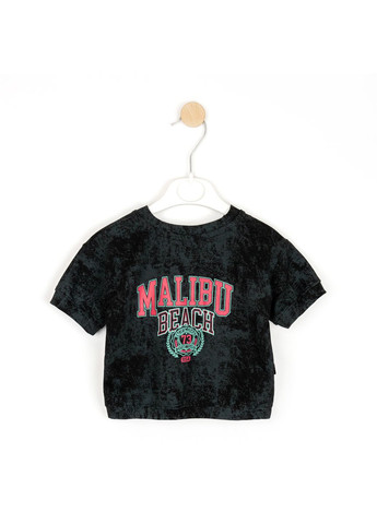 Черный летний комплект для девочки dexter`s футболка и шорты malibu dexter's