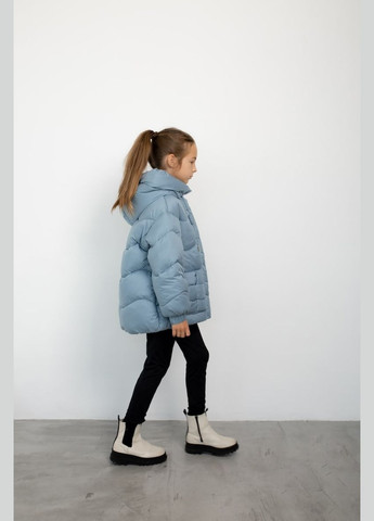 Комбінована зимня куртка блакитний Cvetkov Шанталь