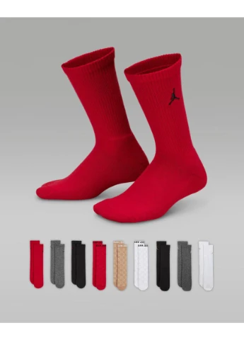 Шкарпетки Nike Holiday Crew Gift Box (9 пар) BJ0729-R78 Jordan (386430868)