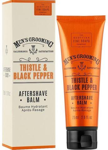 Бальзам після гоління Thistle & Black Pepper Aftershave Balm 75ml (549783-41327) Scottish Fine Soaps (368655674)