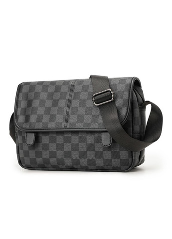 Мужская городская сумка барсетка на 2 отдела клетка Eton (316694242)