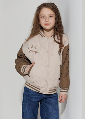 Бежевая куртка для девочки 55205 110 см бежевый (2000990255129d) shop (2000990255129) XZKAMI