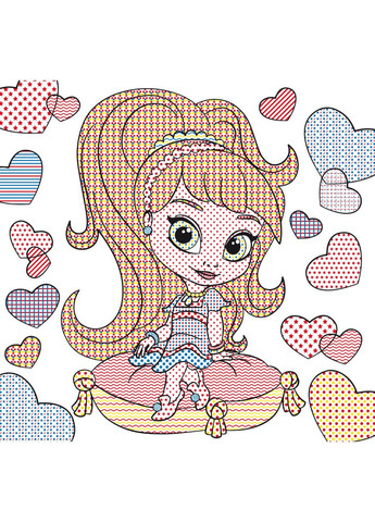 Водяна розмальовка Східні принцеси, 8 сторінок () Кристал Бук F00025282 (361305561)