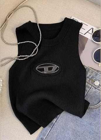 Топ дизель топик майка футболка черная Diesel — 306632694