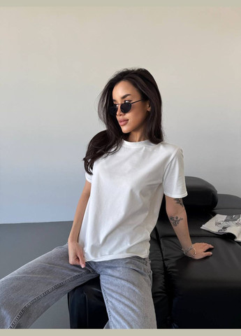 Однотонна базова футболка Fashion - (330103985)