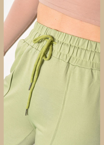 Спортивні штани жіночі салатового кольору Let's Shop (285779266)