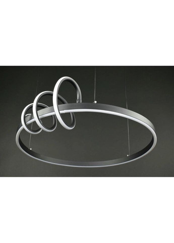 Люстра світлодіодна підвісна LED світильник для квартири на стелю ледве 27231 Чорний 20-170х60х60 см. Sunnysky (335975261)