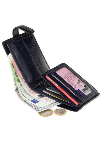 Портмоне мужское кожаное AT72 Henry Burnish Blue (AT72 BLUE) Visconti (324265472)