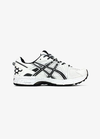 Білі кросівки чоловічі і жіночі asics gel-kahana 8 white black | асікс гель-кахана 8 білі чорні демісезон No Brand