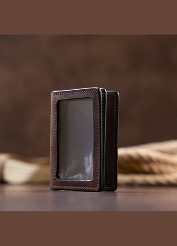 Кожаная обложка на права тёмно-коричневого цвета 221120 Grande Pelle (303831551)