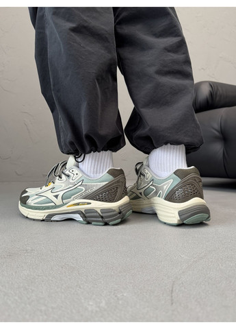 Зеленые демисезонные кроссовки мужские mizuno halo mix green brown | мизуно хало микс зеленые No Brand