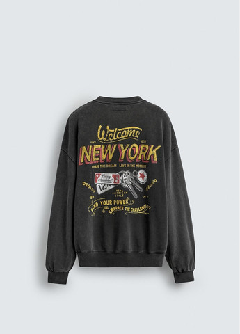 Комбінований світшот Zara напис (373187322)