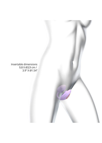 Виброяйте с вакуумной клиторальной стимуляцией Wonderlover VIVA MAUVE - CherryLove Love To Love (332209286)