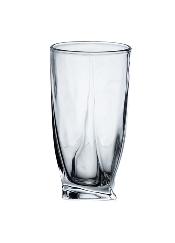 Набор стаканов из толстого стекла Quadro 6 штук по 400 мл. Yiwu (322289447)