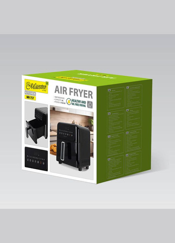 Аэрофритюрница MR-757 1700 Вт черная Maestro (341084025)