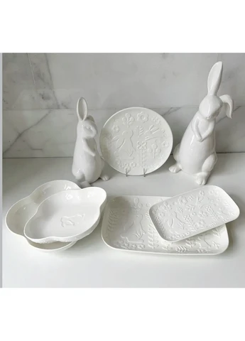 Блюдо порцелянове 25*14.8*2.5см Таємний Луг Home Decor (382839090)